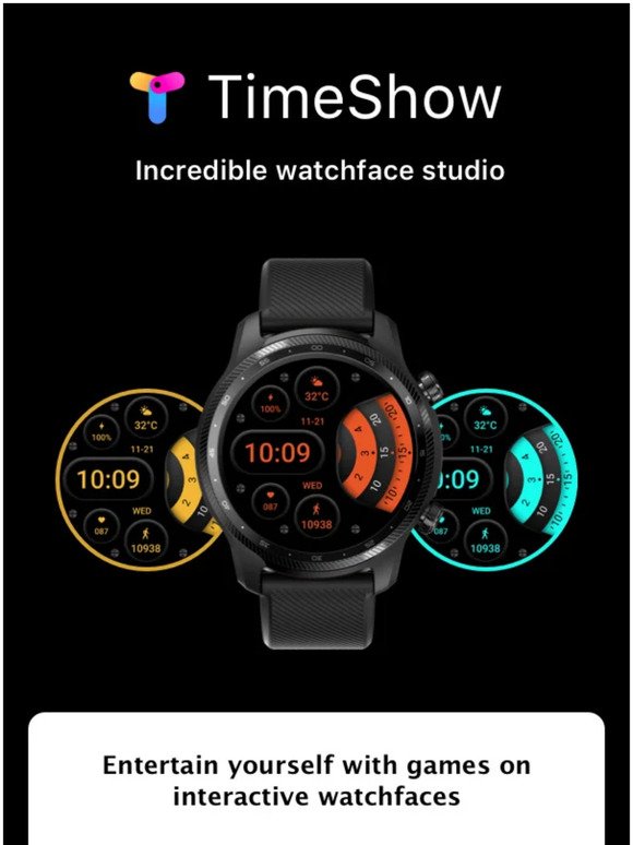 🎉Introducing Our New Watchface App - TimeShow🤩