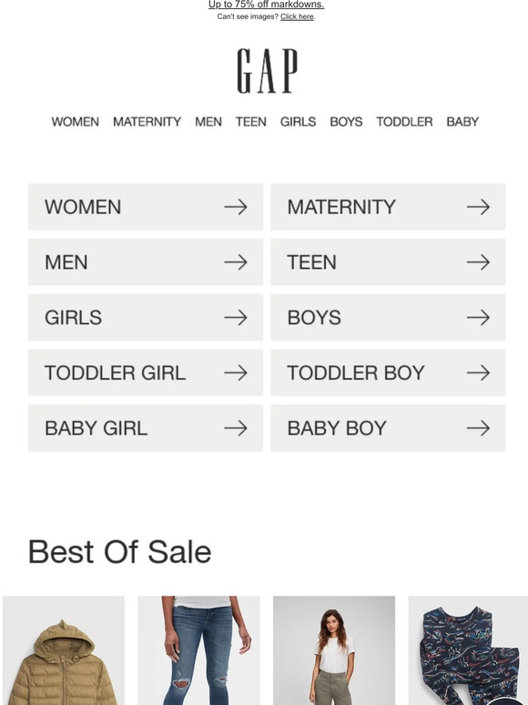 Gap Email Newsletters Shop Sales, Discounts, and Coupon Codes