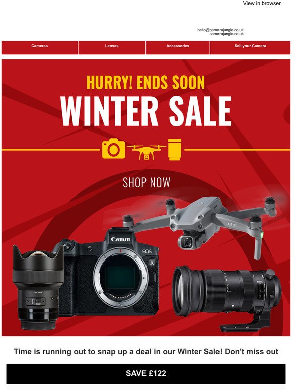 ⏰ Don't miss out on our Winter Sale ending soon!