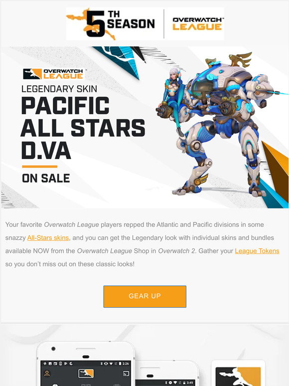 OWL Atlantic and Pacific All-Stars Epic skins : r/OverwatchLeague