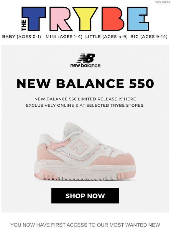 JUST LANDED: New Balance 550 In Pink! 💖