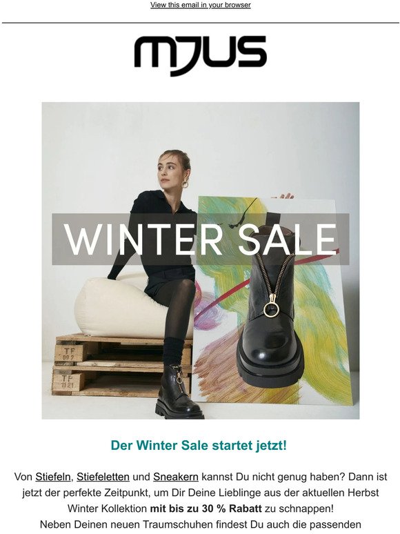 Aufgepasst: Der Winter Sale startet jetzt! ⏰