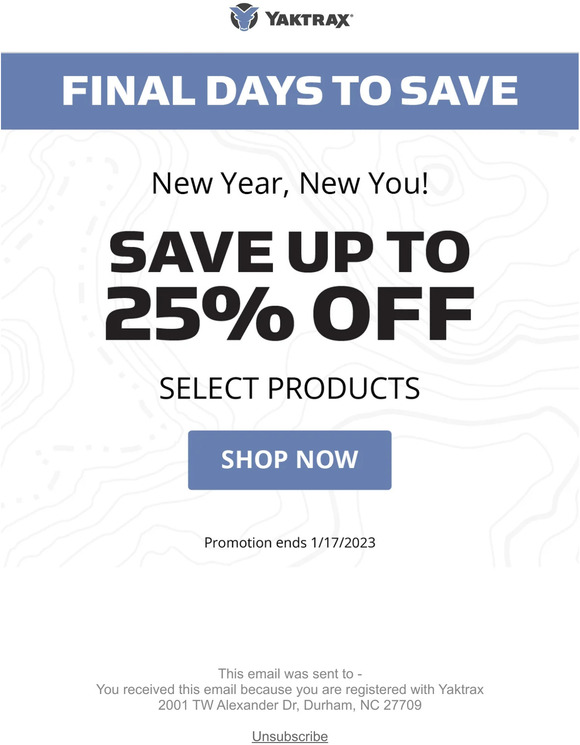Final Days to Save
