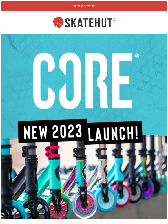 Skatehut CORE Scooters Brand New Models launching right now for 2023