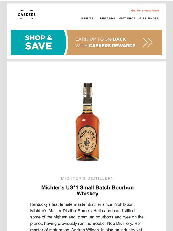 Caskers A Mandatory Michter's Small Batch Bourbon + Cream Liqueur