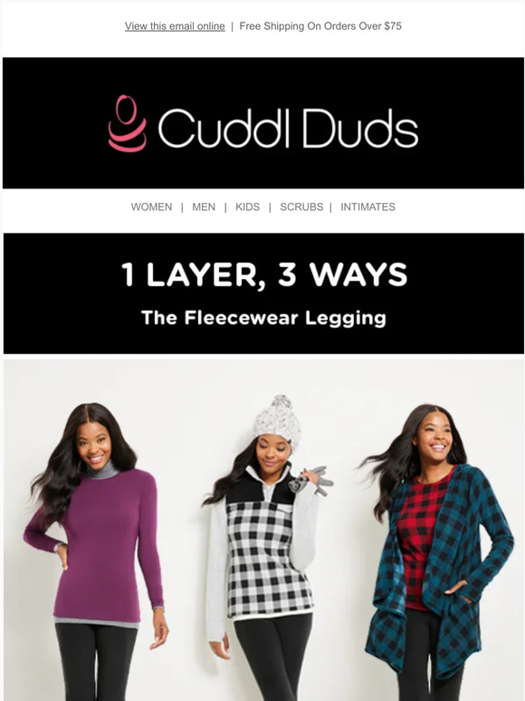 Cuddl Duds 3 Ways To Wear The Fleece Legging Milled