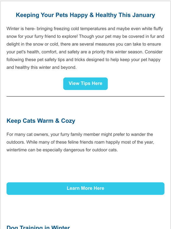 January Tips & Tricks From MetLife Pet Insurance