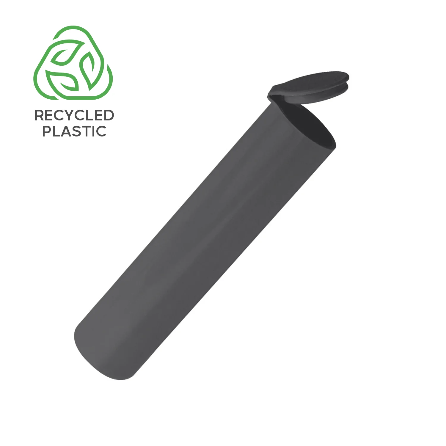 Post Consumer Recycled Plastic 90mmPR-W Pre Roll Tubes - Child Resistant