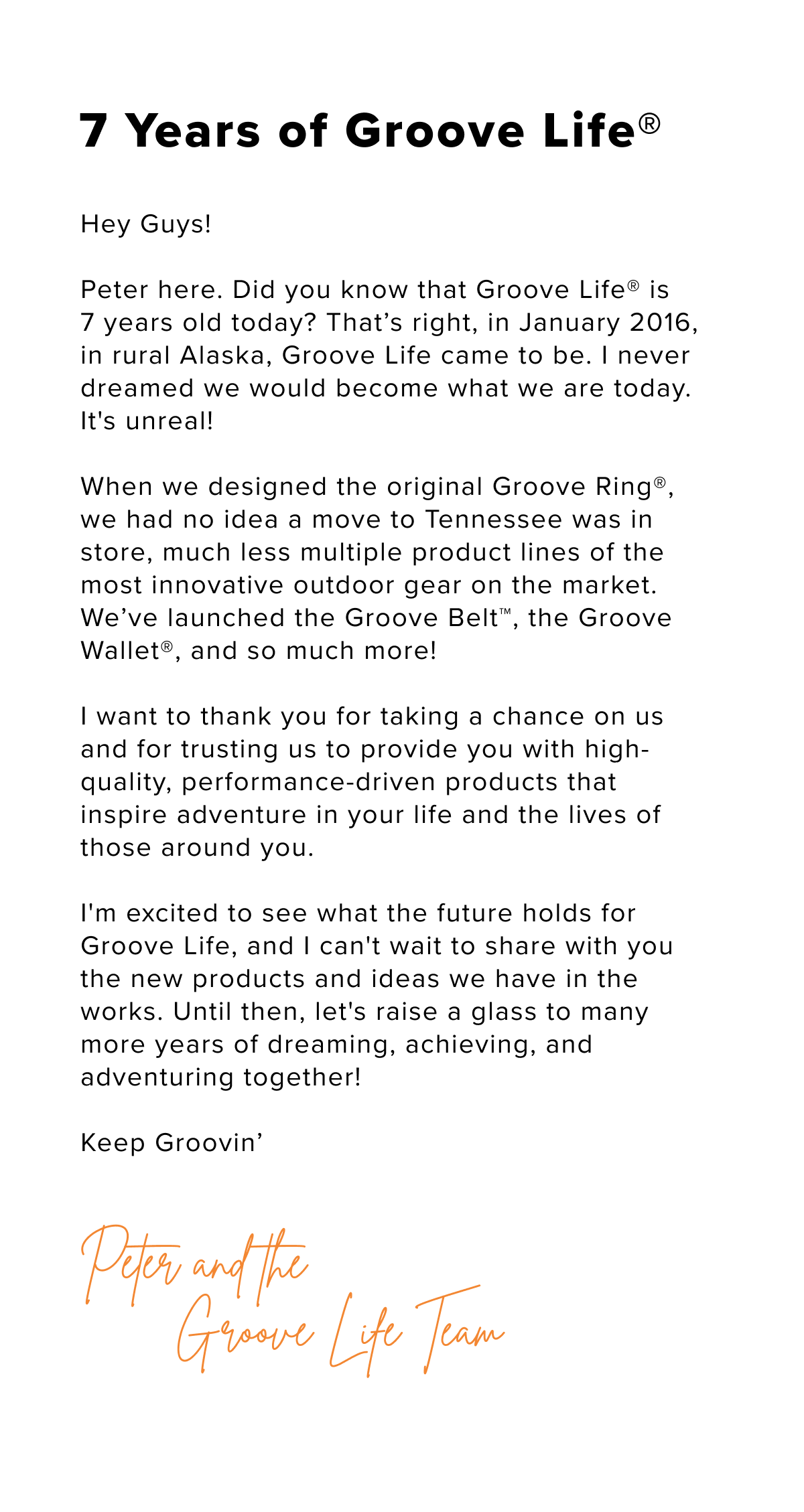 Groove Life It's Our Birthday! Milled