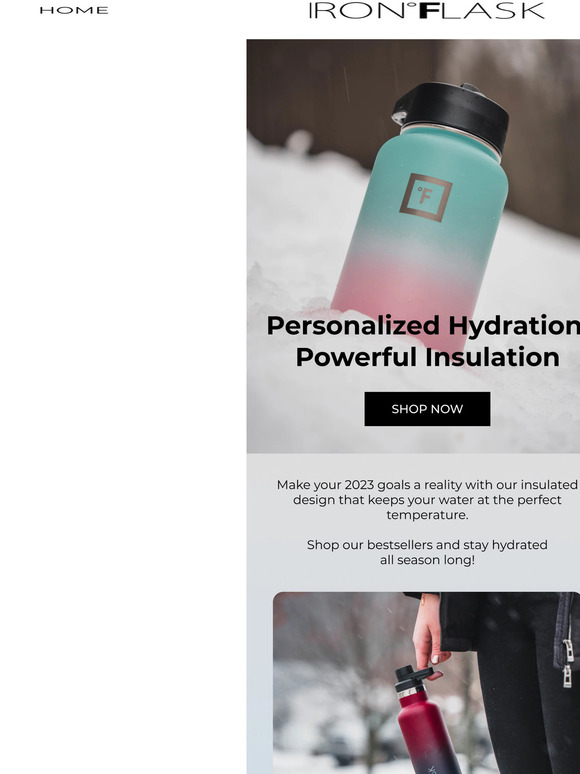 Iron Flask Your 2023 Goals!💧 Milled