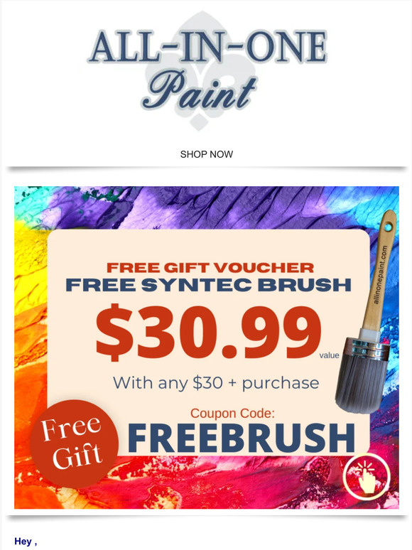 Heirloom Traditions Paint (US) Your last visit earned you a FREE GIFT from ALLINONE Paint