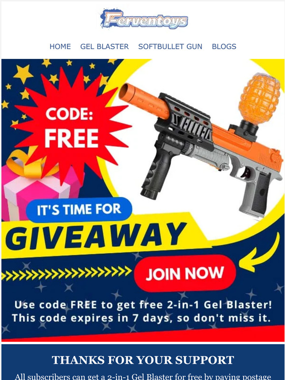🚨We're giving away – enter now!⚡