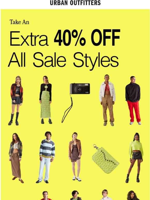 Urban Outfitters starts today EXTRA 40 OFF sale styles Milled