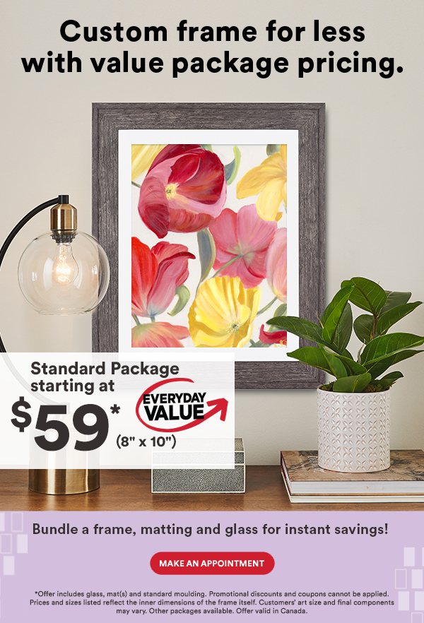 ConsumerCrafts Resolved to save more money this year? Custom frame for