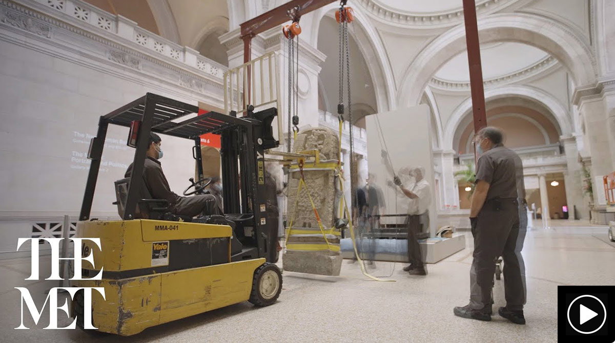 Set in Stone: Maya Rulers in the Great Hall | Installation Time-Lapse