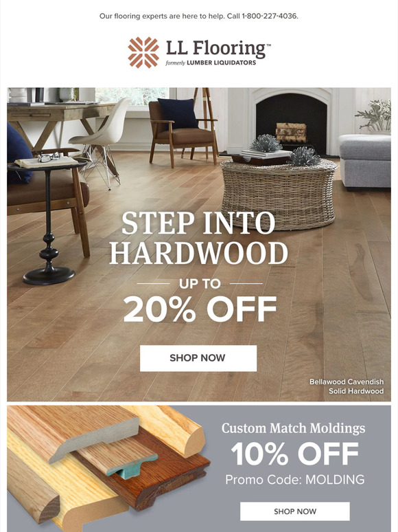 Lumber Liquidators Step into hardwood savings today! Milled
