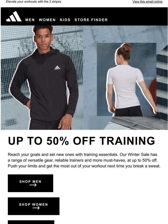 Training essentials up to 50% off