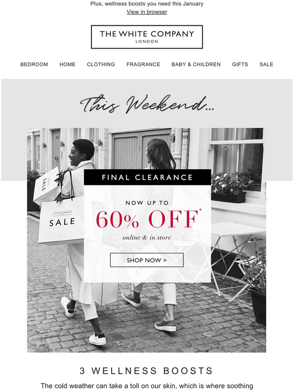 Up to 60% off | Final clearance continues