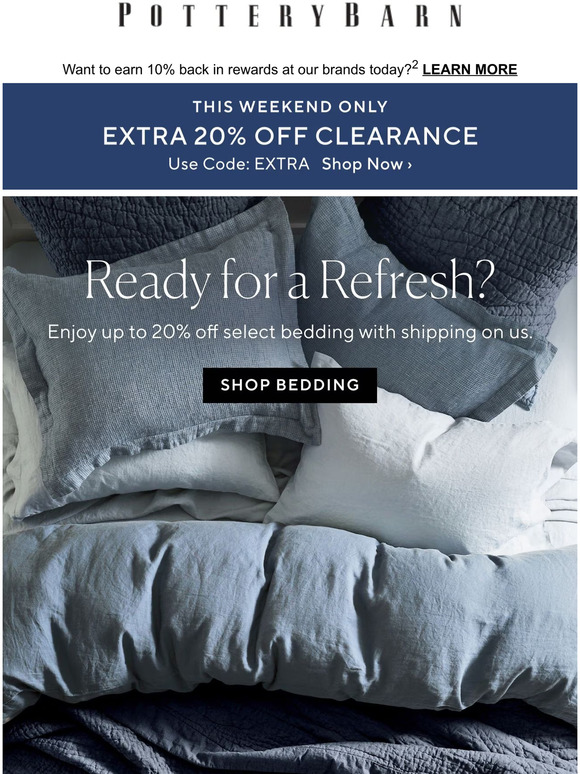 Pottery Barn New year, new home upgrades. Milled