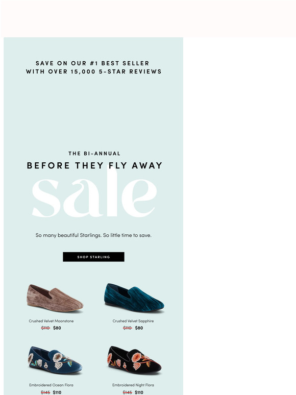 Birdies Our 1 Style (And It’s On Sale) Milled