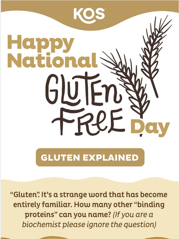 Happy National … GlutenFree Day? Milled