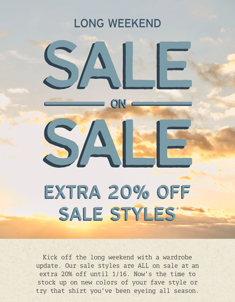 Faherty Extra 20 off all sale styles Milled