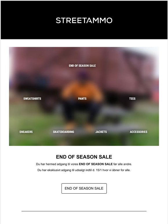 END OF SEASON SALE & sidste chance for 20 Years Tee
