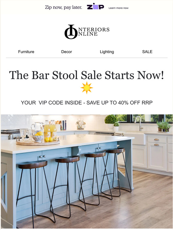 The Bar Stool Sale Starts Now! ☀️