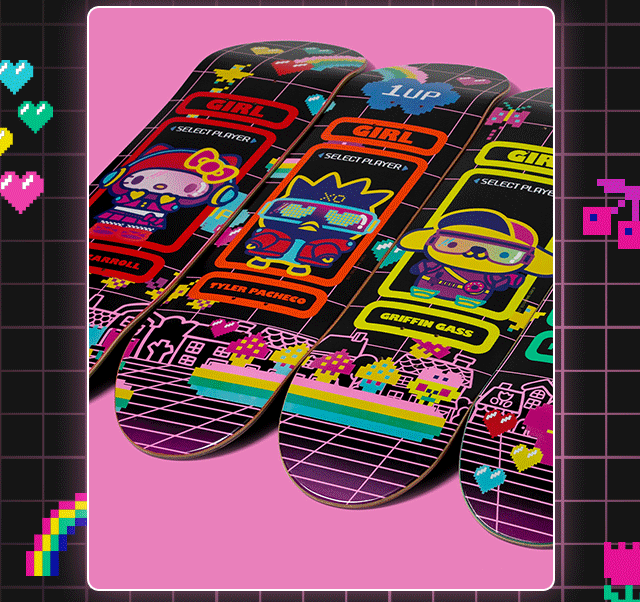 Hello Kitty NEW GIRL Skateboards x Sanrio 🌈 👾 Milled