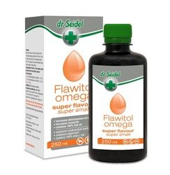 Dermapharm dr seidel flawitol preparat witaminowy dla psów omega super smak 250 ml