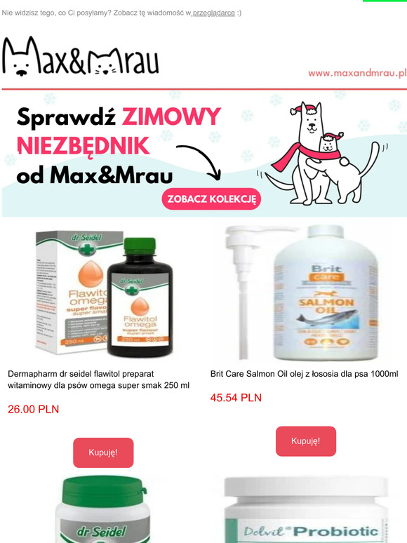 ❄️ Zimowy niezbędnik Twojego Pupila już gotowy ! ❄️ ✂ Sprawdź naszą najlepszą ofertę ✄