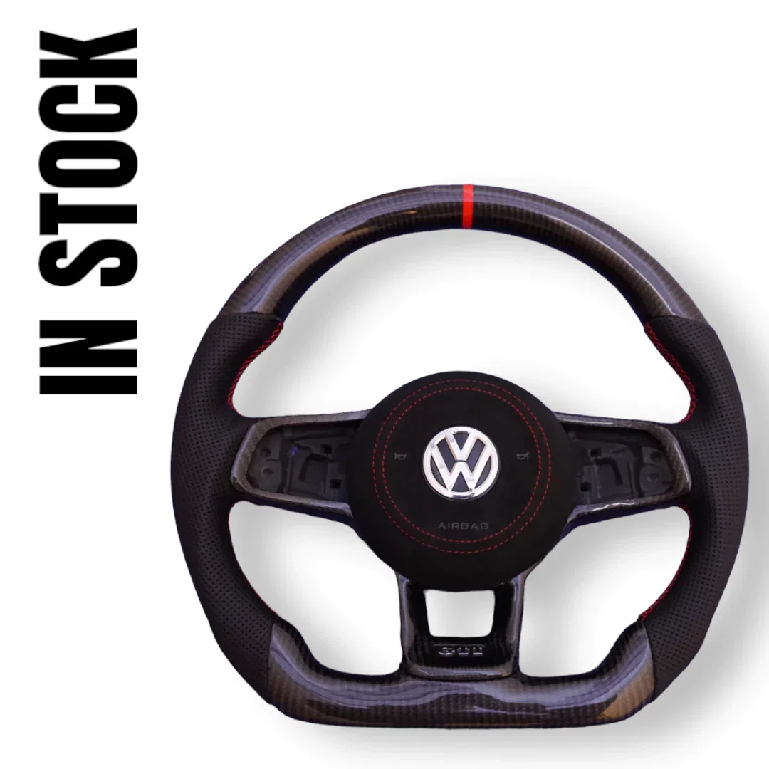 Volkswagen Golf MK7 / 7.5 / Polo MK5 MK6 Custom Carbon Fibre Steering Wheel