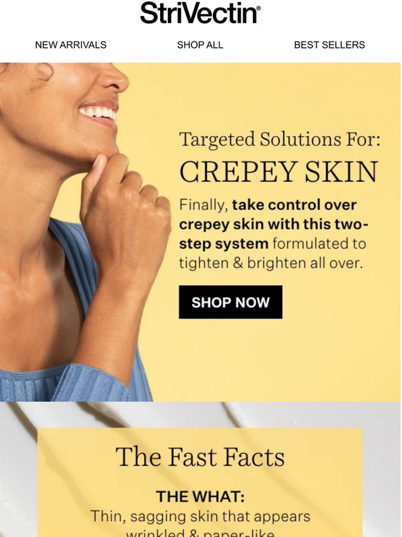 StriVectin What Causes Crepey Skin? Milled