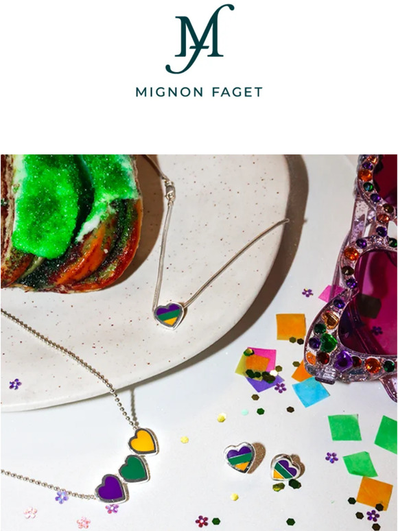 mignon faget mardi gras jewelry