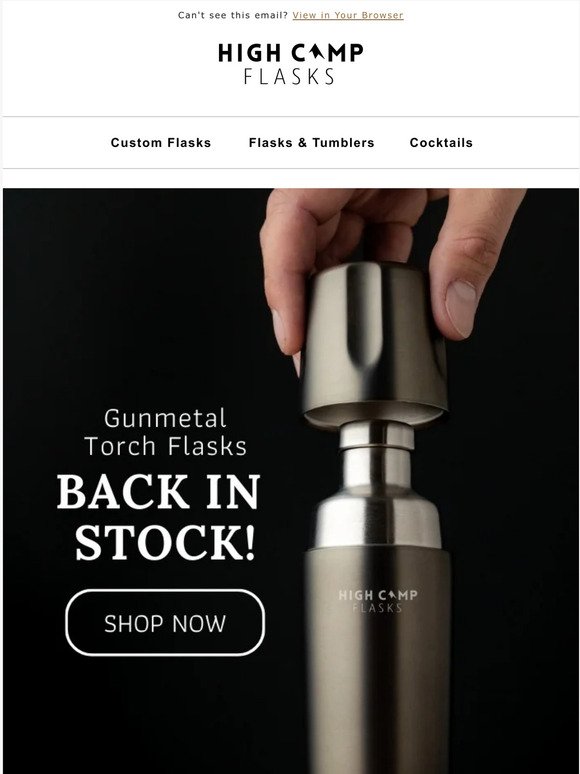 Firelight 750ml Flask - Premium Flask w/ Tumblers