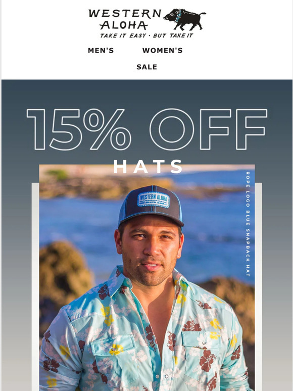 Get your 15% off 🧢 NOW!