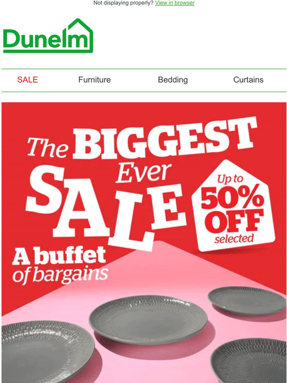 Dunelm Kitchen kit up to 50 off! Milled
