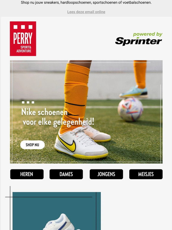Perry Sport: Kortingen op Nike en The North Face - tot 50%! | Milled