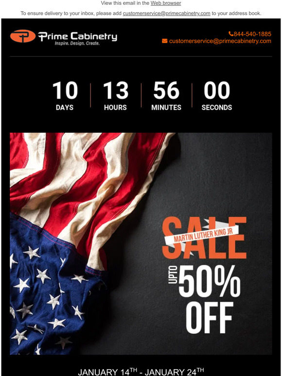 Offer Alert! It's Martin Luther King Jr. Day Sale