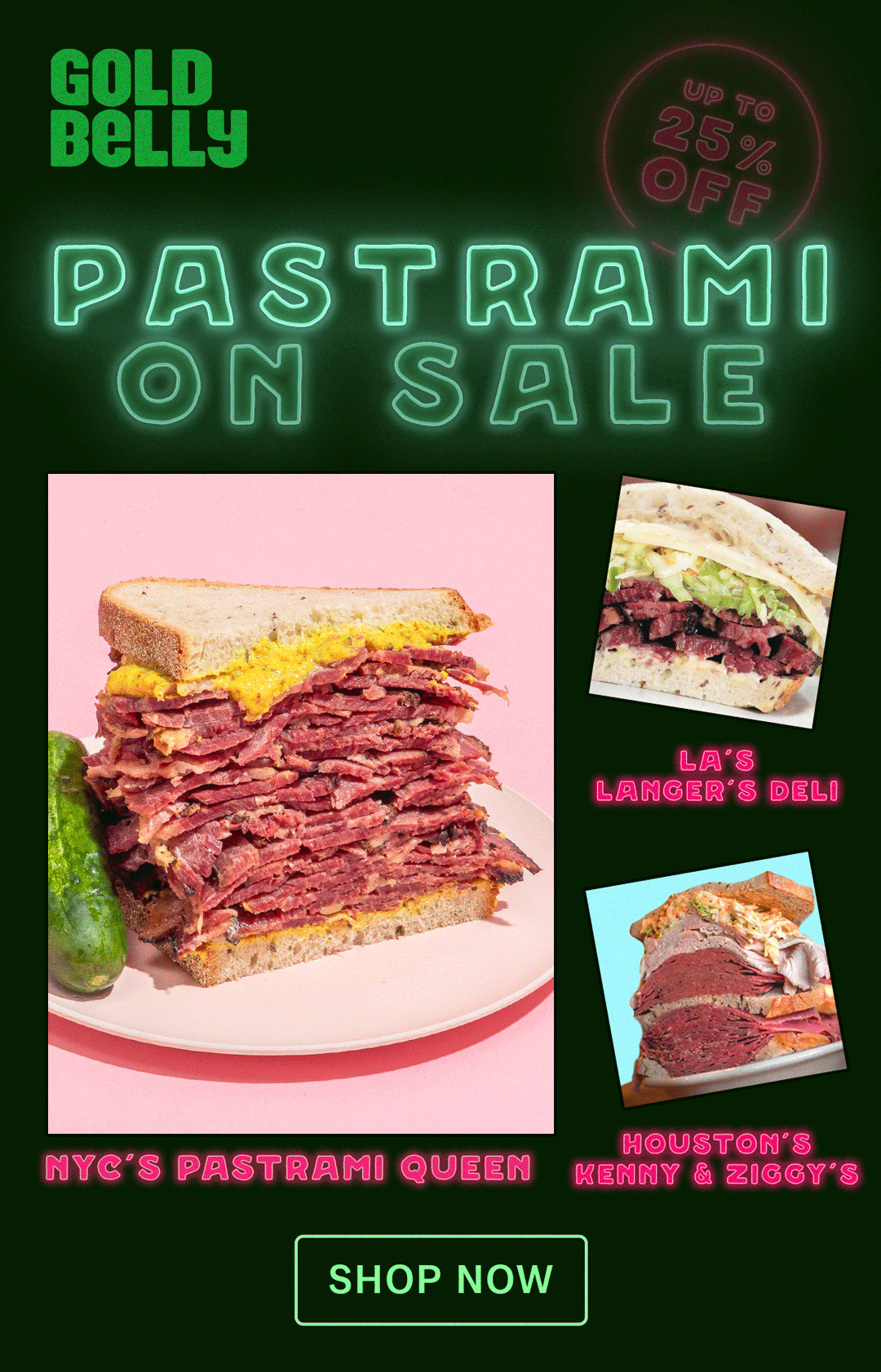 Goldbelly America’s Best Pastrami—ON SALE! Milled