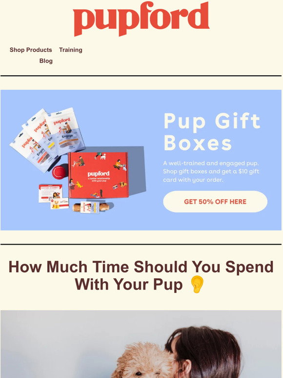 Pupford: [article] How Much Time Should you Spend With Your Pup | Milled