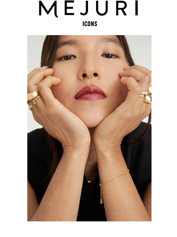 Mejuri Meet the icons Milled