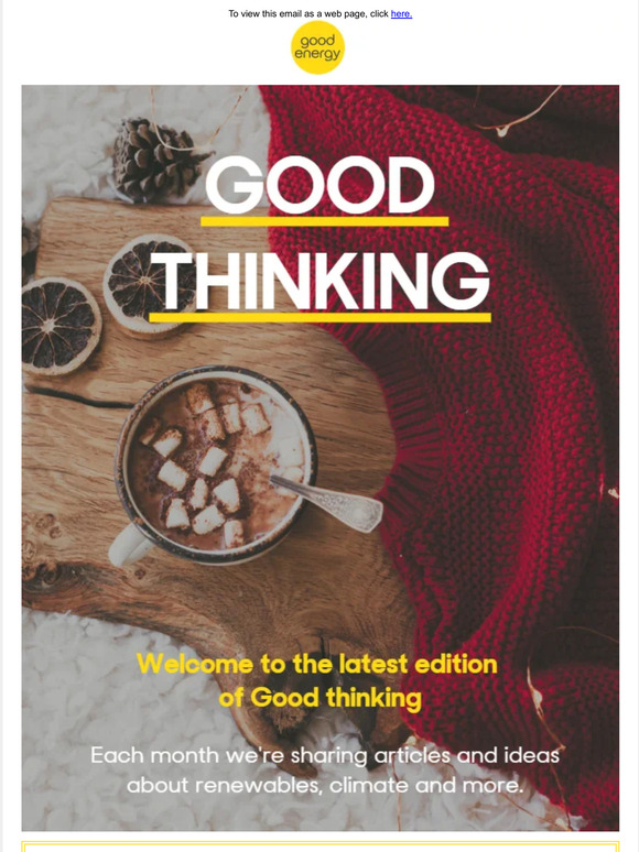 January's Good Thinking is here