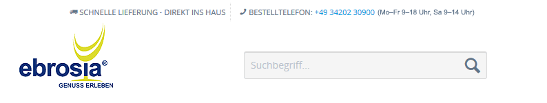 Herzlich willkommen bei ebrosia