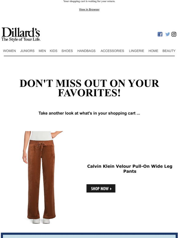 Dillards Still available if you want it... Milled