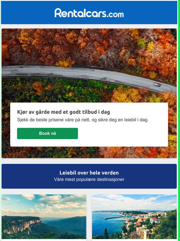 Her får du nye tilbud på leiebil