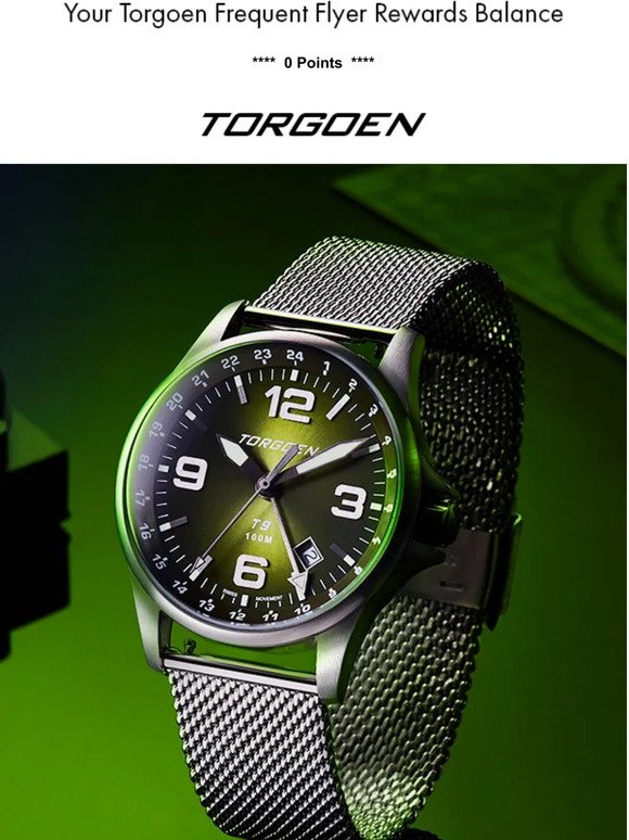 Shop Torgoen Watches at Outlet Prices