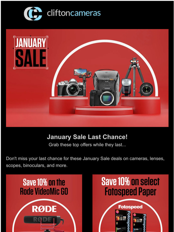 January Sale Last Chance 💨