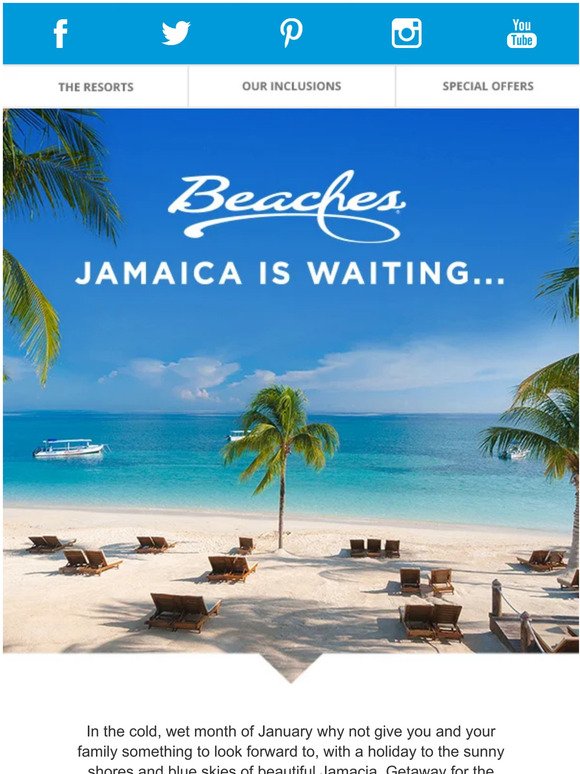 On Sale - Half Term Jamaican Getaways