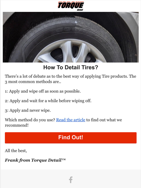Torque Detail 2023 Guide How to Detail & Shine Your Tires Milled